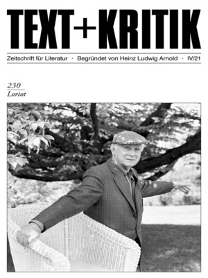 cover image of TEXT + KRITIK 230--Loriot
